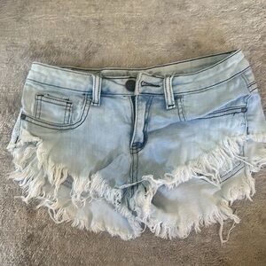 Jean shorts low rise